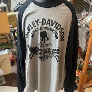 Harley-Davidson/wounded warrior Long Sleeve Tee size 3XL